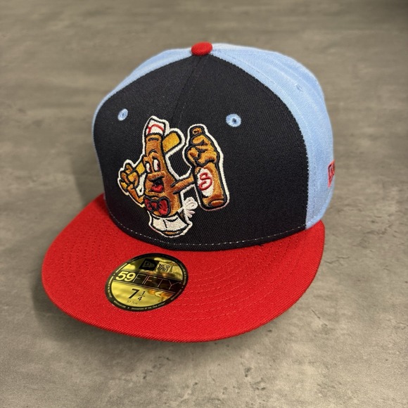 New Era Other - Salem Red Sox Hat New Era Cap 7 1/4 Navy‎ Red MiLB Boston Farm Team 59Fifty